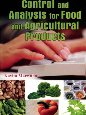 cover image of Control and Analysis for Food and Agricultural Products